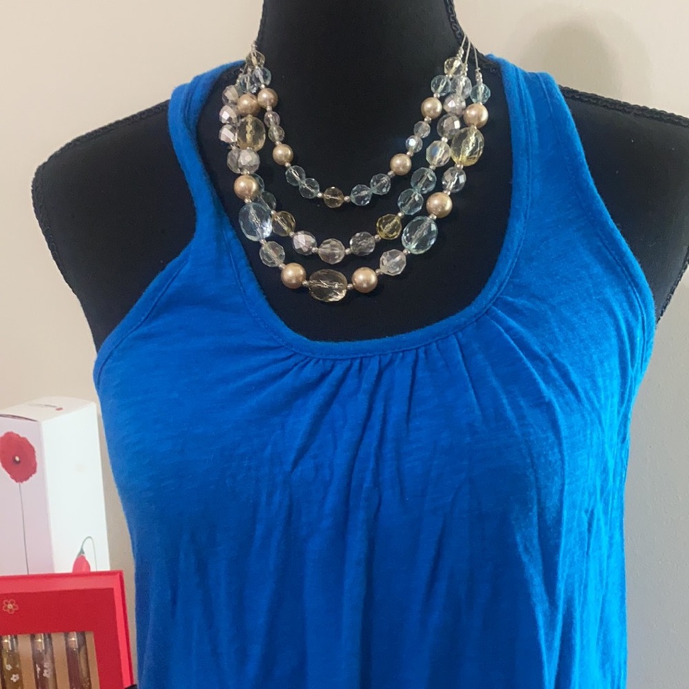 Color story royal blue size S, tank top. worn once - Picture 4 of 5